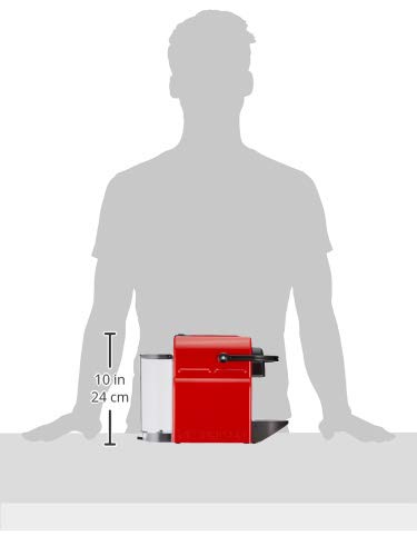 Noreno Inissia – Machine à Café Capsules Rouge Rubis | Réservoir 0,7 L