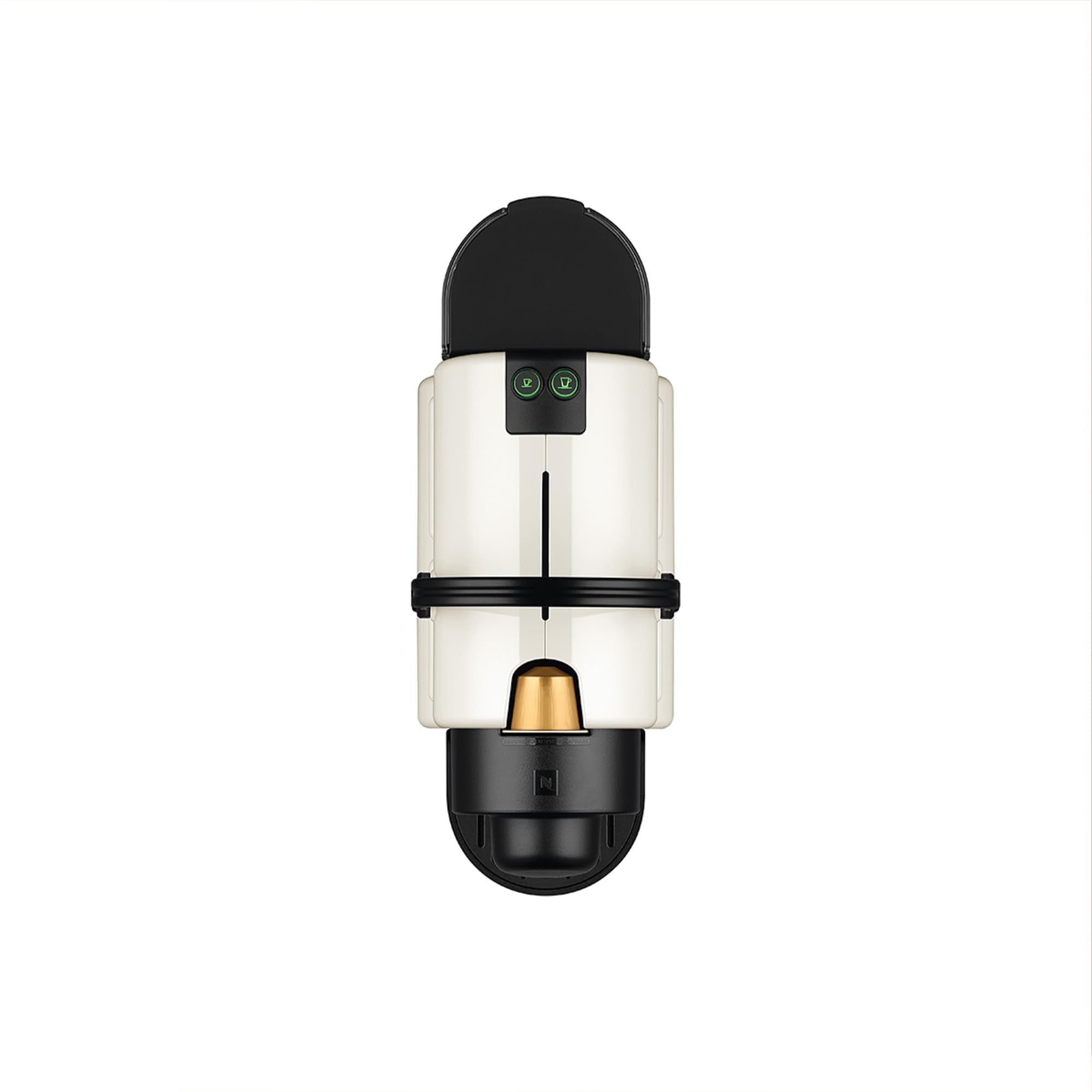 Noreno Inissia – Cafetière Espresso Blanche Mat/Brillant | 19 Bars, Garantie 2 Ans