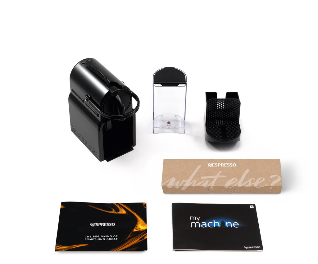 Noreno Inissia – Machine à Café Capsules Noire | 19 Bars, Design Compact