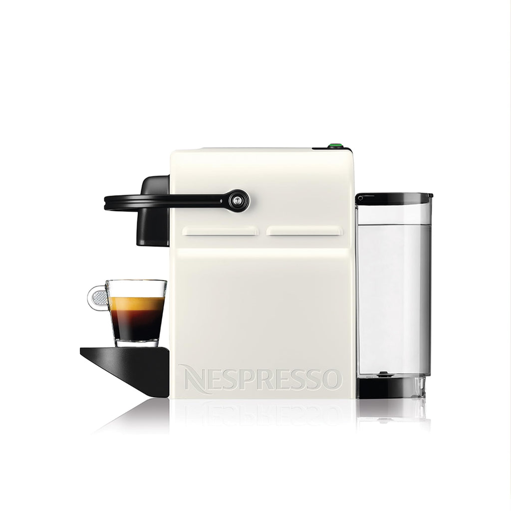 Noreno Inissia – Cafetière Espresso Blanche Mat/Brillant | 19 Bars, Garantie 2 Ans