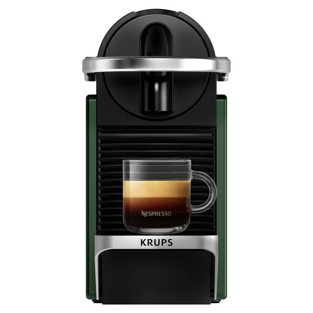 Noreno Pixie – Machine à Café Capsules Vert Foncé | Design Compact et Tendance
